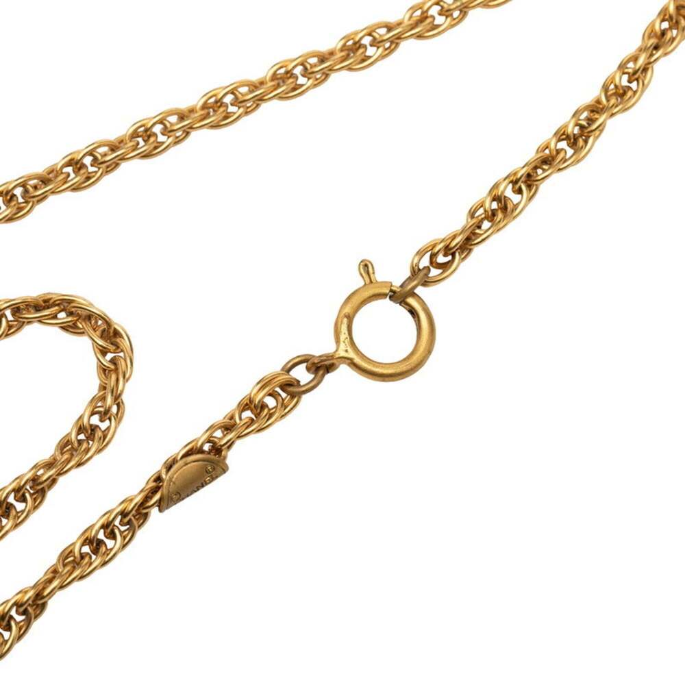 CHANEL Vintage Gold Logo Necklace - Picture 4 of 6